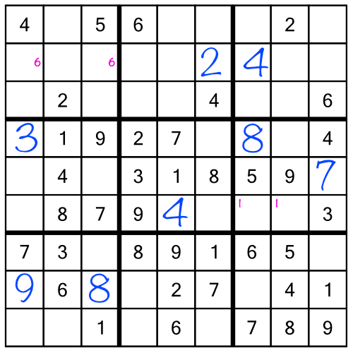 Intermediate Sudoku Solving Techniques Part 3: Solving from