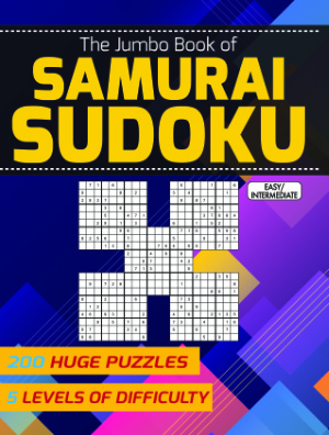 Jumbo Samurai Sudoku Easy-Intermediate Cover