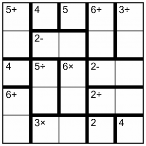 Calcudoku Worked Example 1