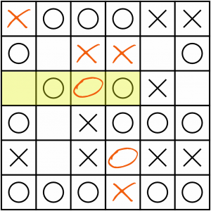 no four in a row Worked Example 6