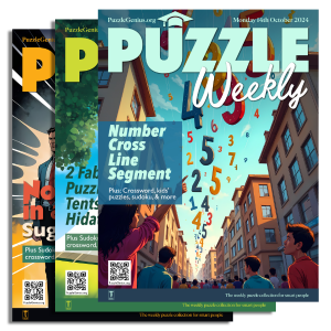 Puzzle Weekly Issues 55, 54, and 53