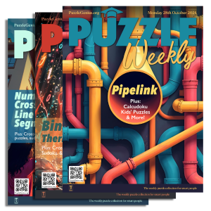 Puzzle Weekly Issues 57, 56, and 55