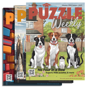 Puzzle Weekly Issues 69, 68, and 67