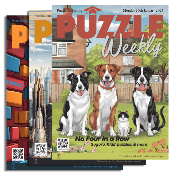 Puzzle Weekly Issues 69, 68, and 67