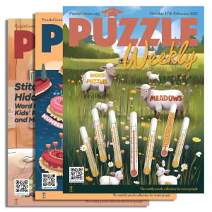 Puzzle Weekly Issues 73, 72, and 71