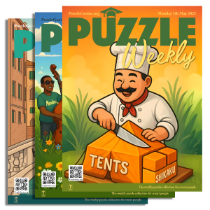 Puzzle Weekly Issues 83, 82, and 81 – Cover