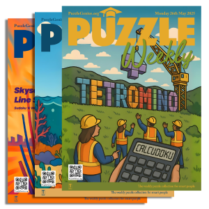 Puzzle Weekly Issues 87, 86, and 85 - Cover