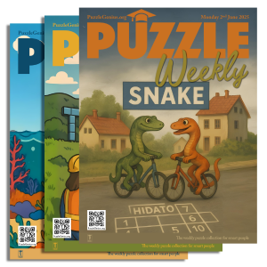 Puzzle Weekly Issues 88, 87, and 86 - Cover