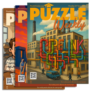 Puzzle Weekly Issues 91, 90, and 89 - Cover