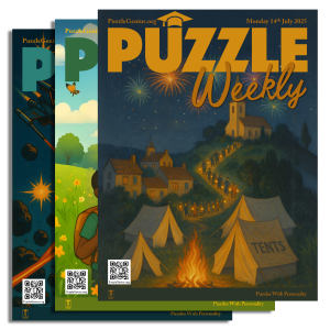 Puzzle Weekly Issues 94, 93, and 92 – Cover