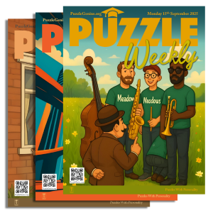 Puzzle Weekly Issues 103, 102, and 101 - Cover