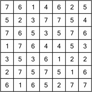 Hitori Worked Example 1