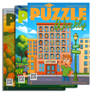 Puzzle Weekly Issues 107, 106, and 105 - Cover