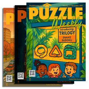 Puzzle Weekly Issues 110, 109, and 108 - Cover
