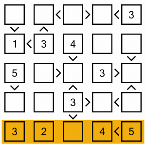 Futoshiki Worked example 2