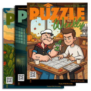 Puzzle Weekly Issues 115, 114, and 113 – Cover