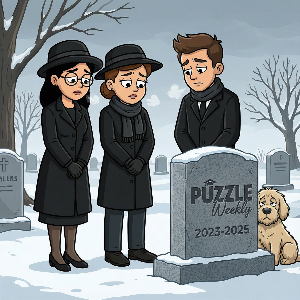 Puzzle Weekly is no longer published